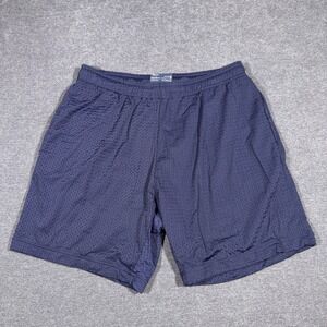 Nice Laundry Mesh Shorts Men Medium Blue 6" Lined Lounge Casual Workout Pockets
